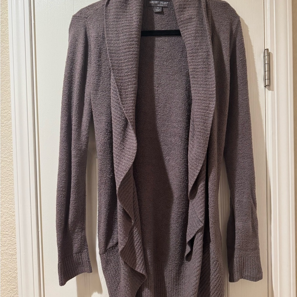 Barefoot Dreams Cozy Gray Cardigan